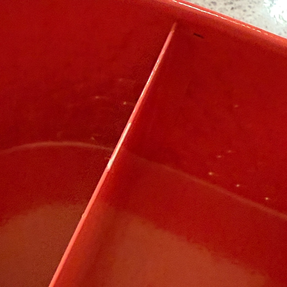Hammered Metal Coral Kitchen Utensil Holder - Picture 9 of 11